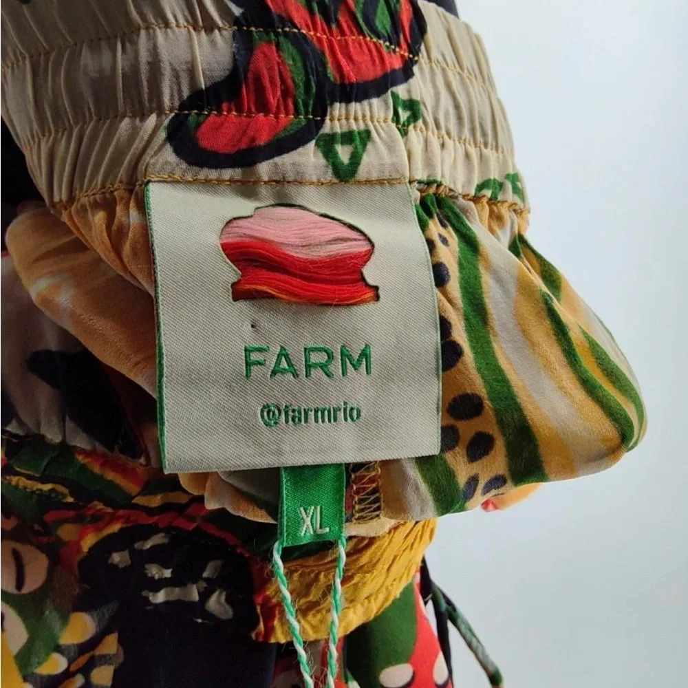 FARM Rio Multicolor Patterned Pants - Picture 2 of 3